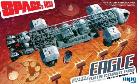 MPC – 1/48 Space 1999: Eagle Transporter (22″ Long) w/Cargo Pod (2nd Edition)