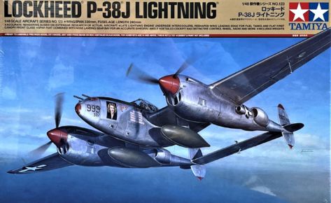 TAMIYA MODELS	TAM-61123	1/48 P38J Lightning Fighter