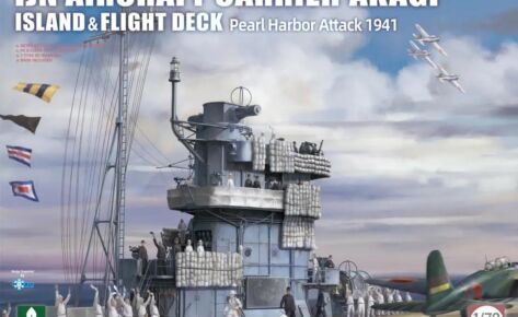 TAKOM –	1/72 IJN Aircraft Carrier Akagi Bridge & Flight Deck Pearl Harbor Attack 1941 (New Tool)